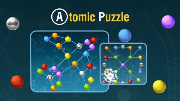 Atom Merge Puzzle Challenge