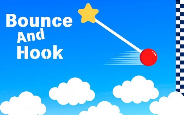 Bounce Ball Hook: Swing & Bounce Challenge Online Game