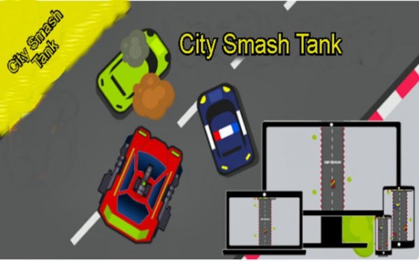 City Smash Tank: Top-Down Action Online Game