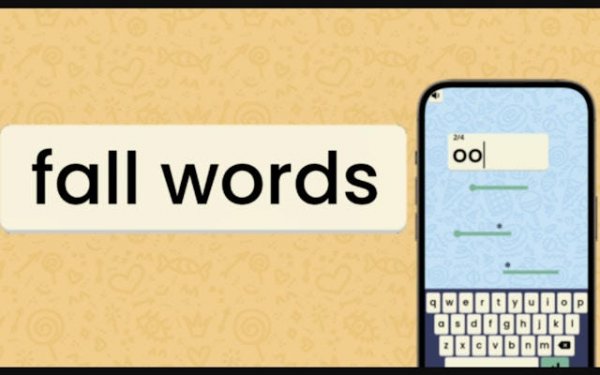 Fall Words: Physics Typing Puzzle Online