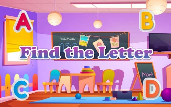 Find The Letter: Alphacasual Learning Puzzle Game