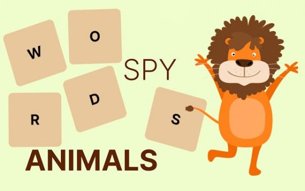 Words Spy Animals Word Search Puzzle Online Game