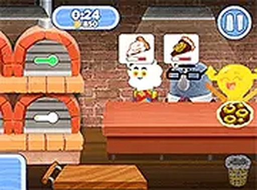 Cartoon Town Pizza Rush