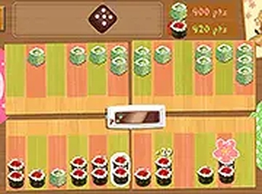 Sushi Backgammon Strategy Board Game