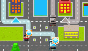 Taxi Pickup Driving Puzzle