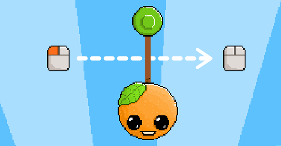Orange Gravity Puzzle Game