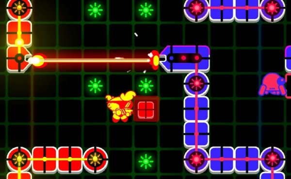LazerGrrl Neon Strategy Arcade